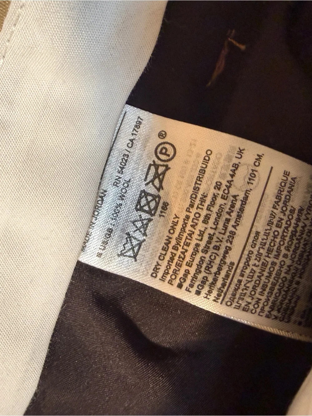 Banana Republic‎ Men’s Tan and Black Micro-Check Chinos